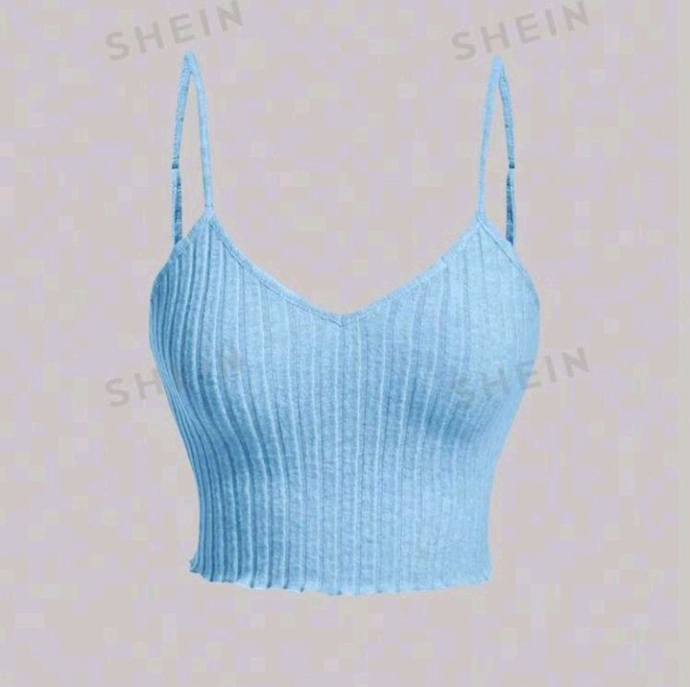 NWT SHEIN MOD soft cropped cami top